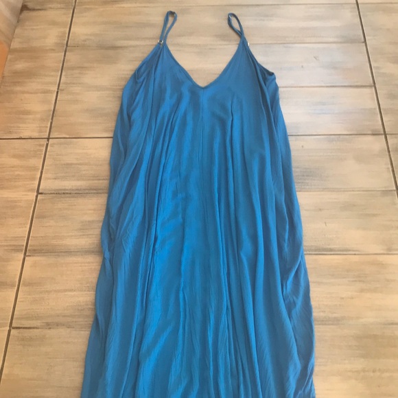 Elan Dresses & Skirts - Elan V Back Coverup Maxi Dress